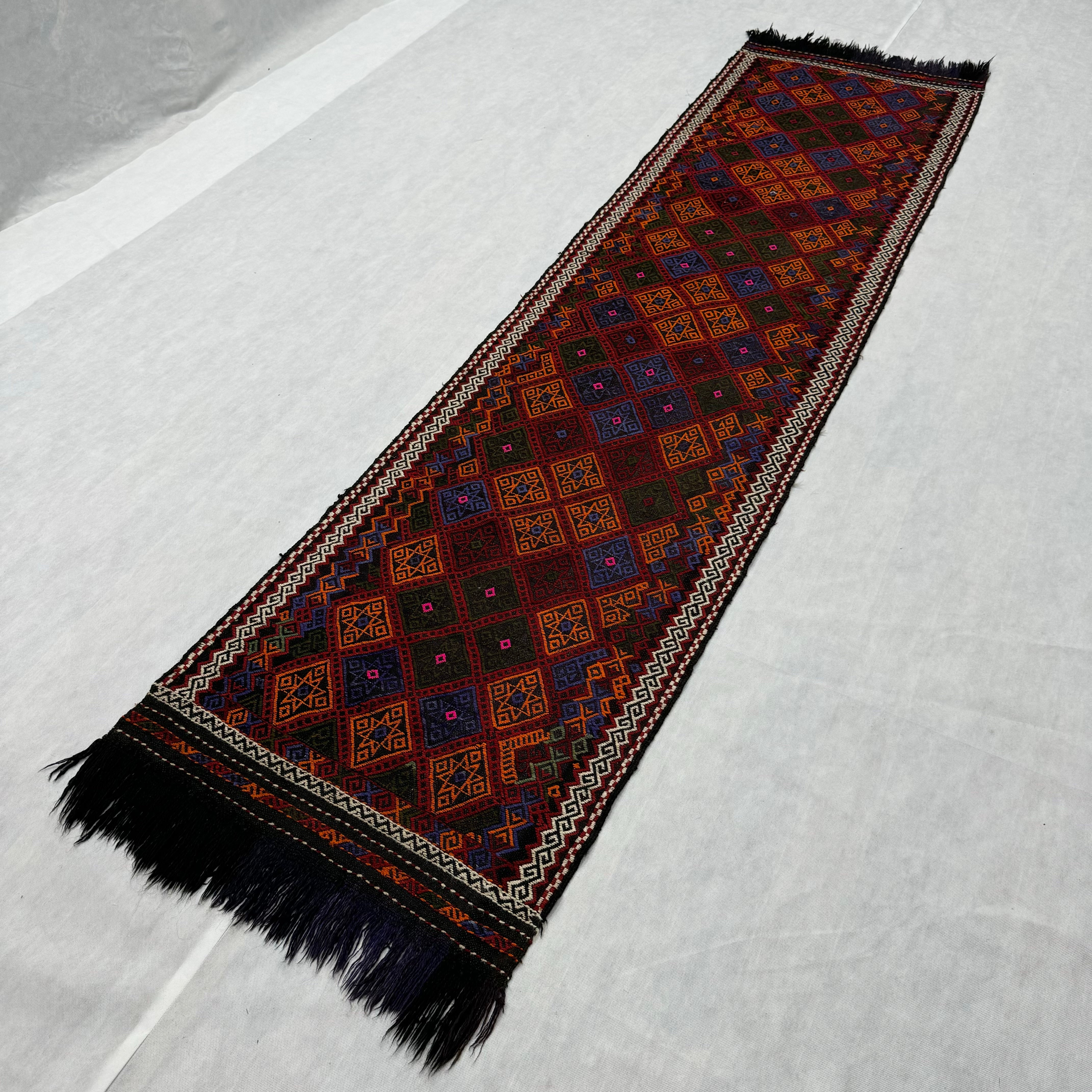 Handmade Afghan wool rug  traditional design for living room USA