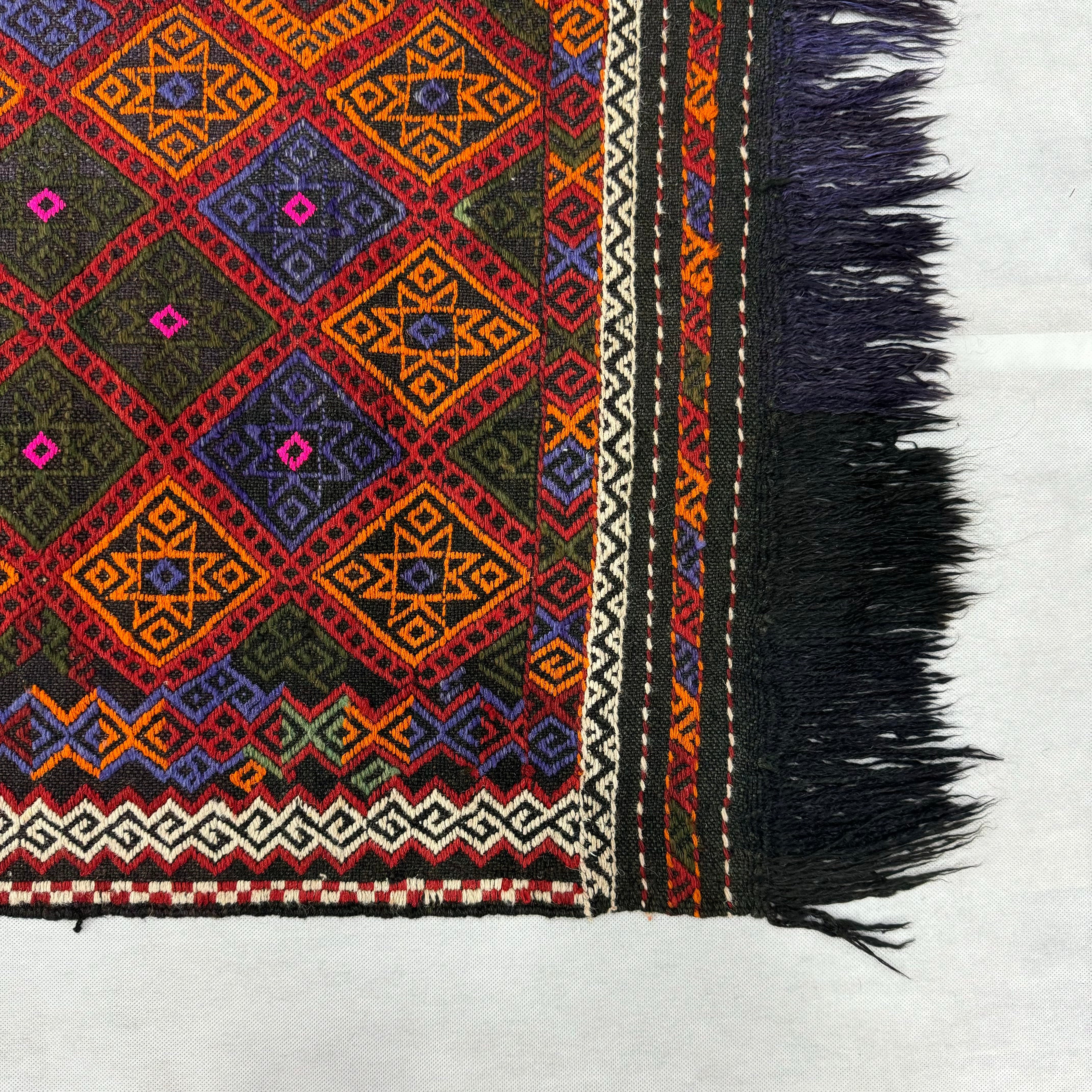 Handmade Afghan wool rug  traditional design for living room USA