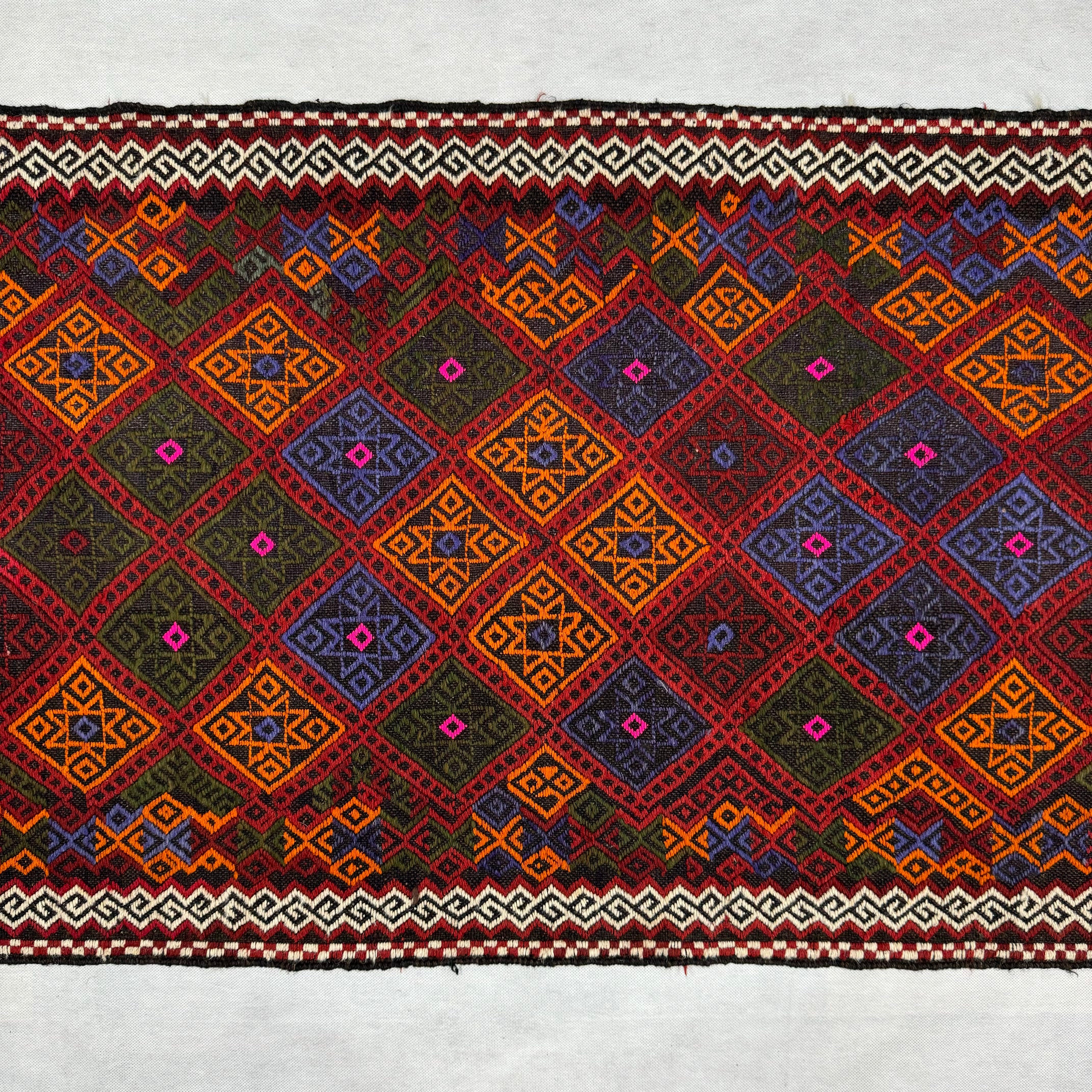 Handmade Afghan wool rug  traditional design for living room USA
