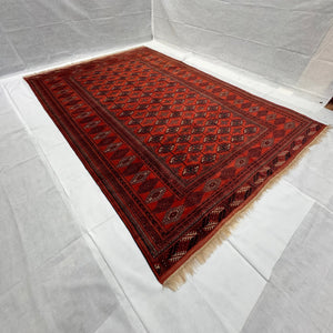 Handmade Afghan wool rug  traditional design for living room USA