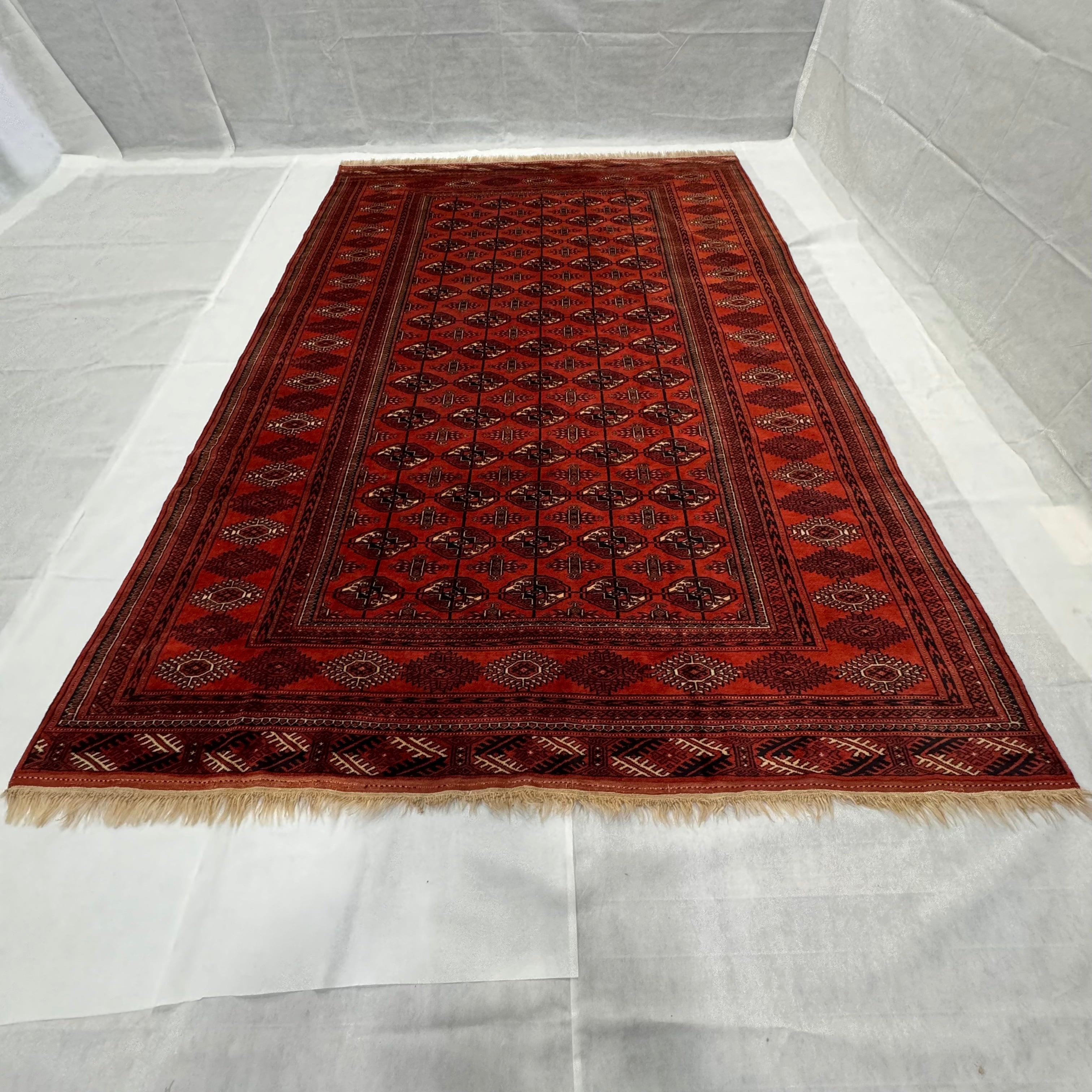 Handmade Afghan wool rug  traditional design for living room USA