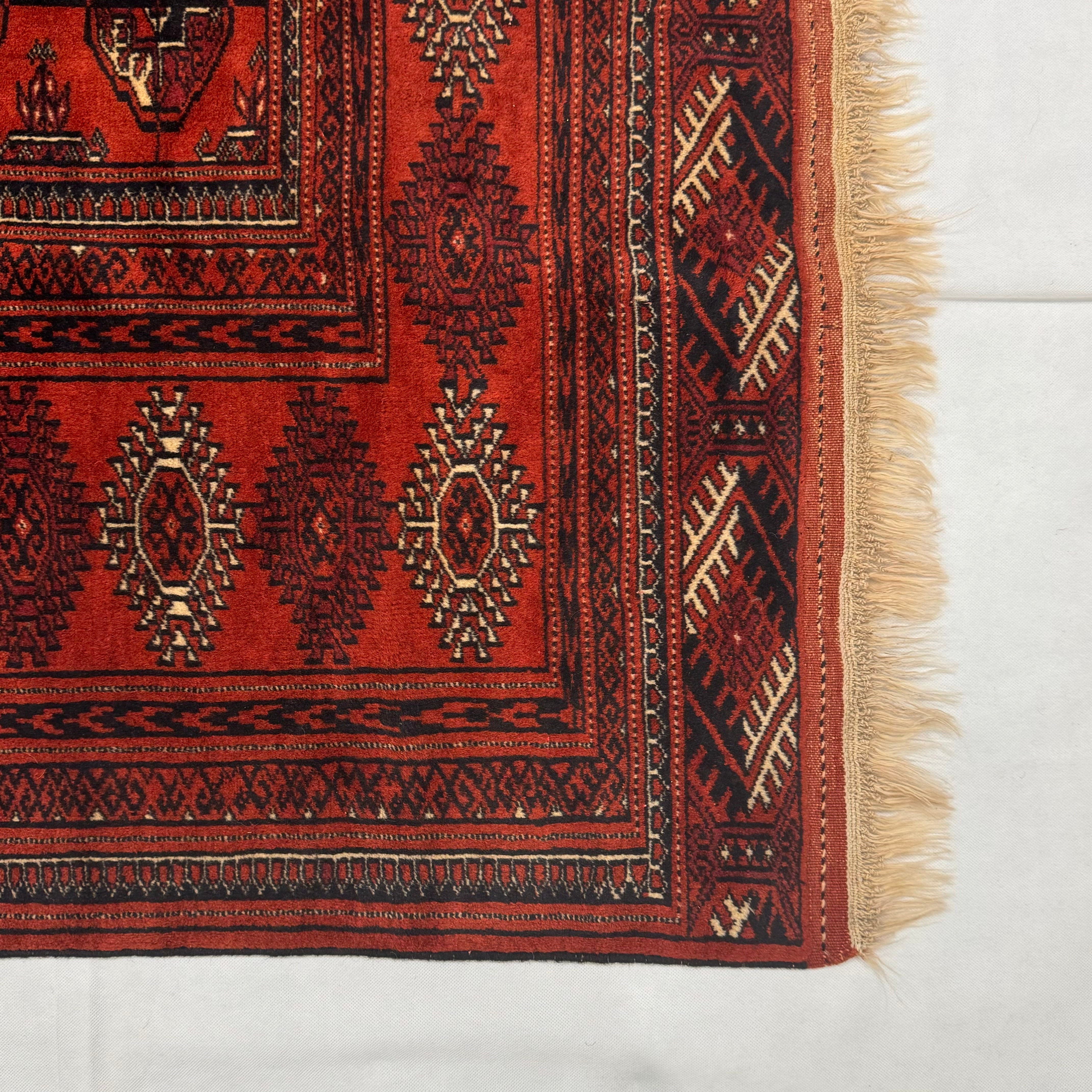 Handmade Afghan wool rug  traditional design for living room USA