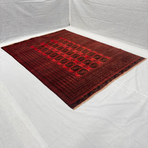 Handmade Afghan wool rug  traditional design for living room USA