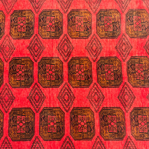 Handmade Afghan wool rug  traditional design for living room USA