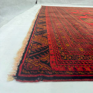 Handmade Afghan wool rug  traditional design for living room USA
