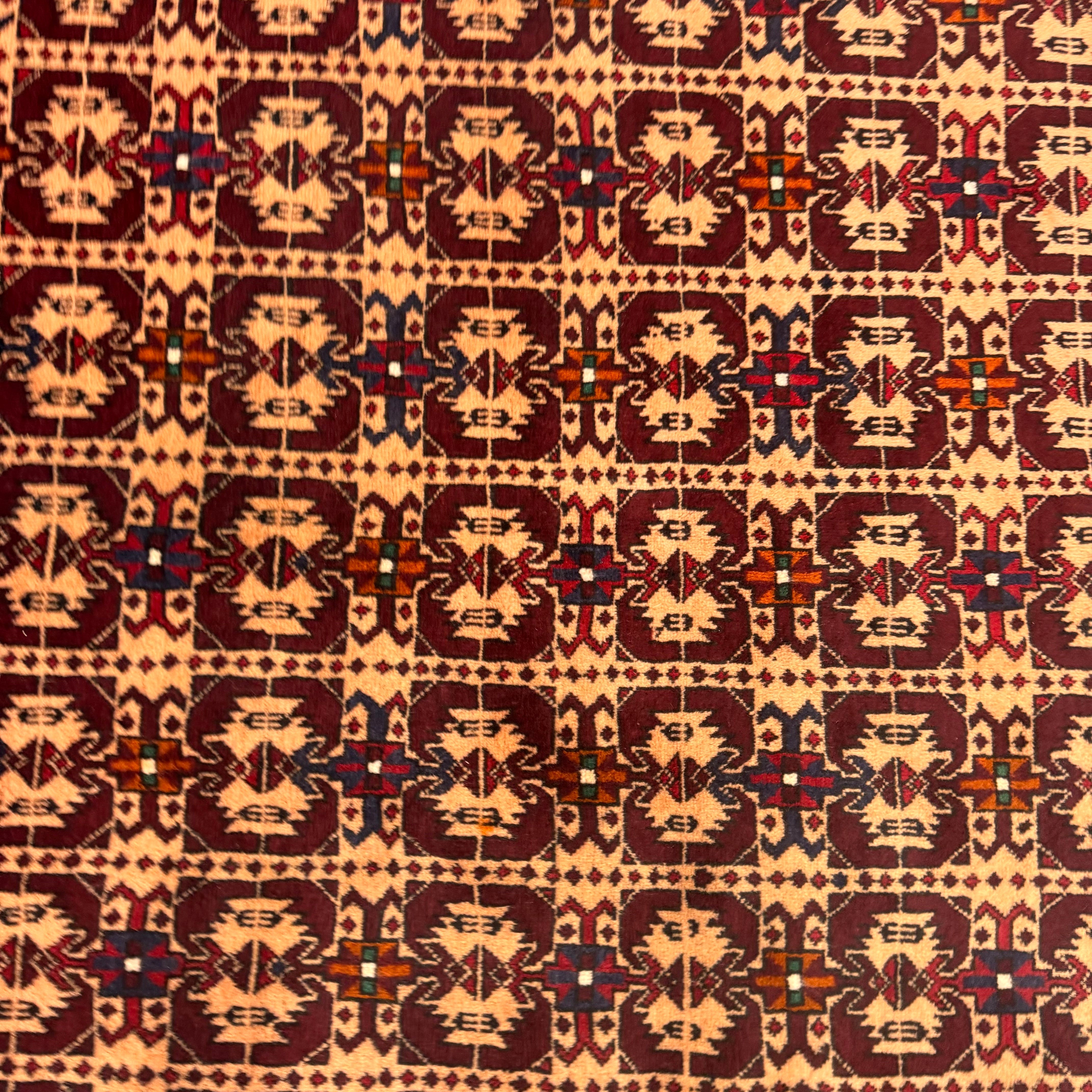 Handmade Afghan wool rug  traditional design for living room USA