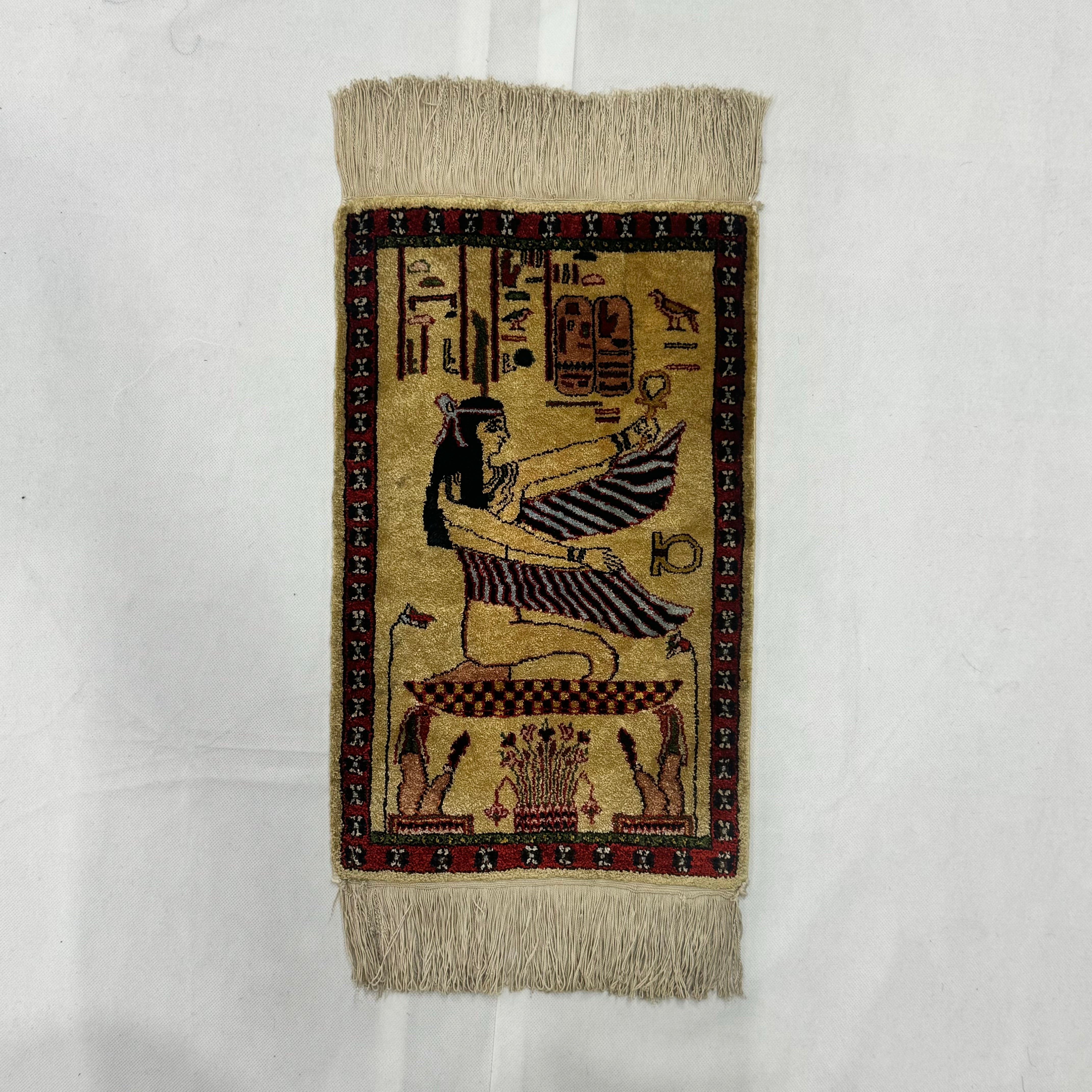 Handmade Afghan wool rug  traditional design for living room USA